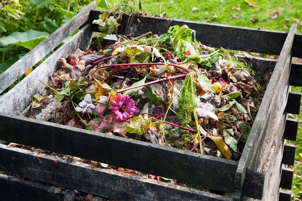 Laub Rundes Pflanzenabfälle Grünschnitt Kompost 2X 500L Gartenabfälle 