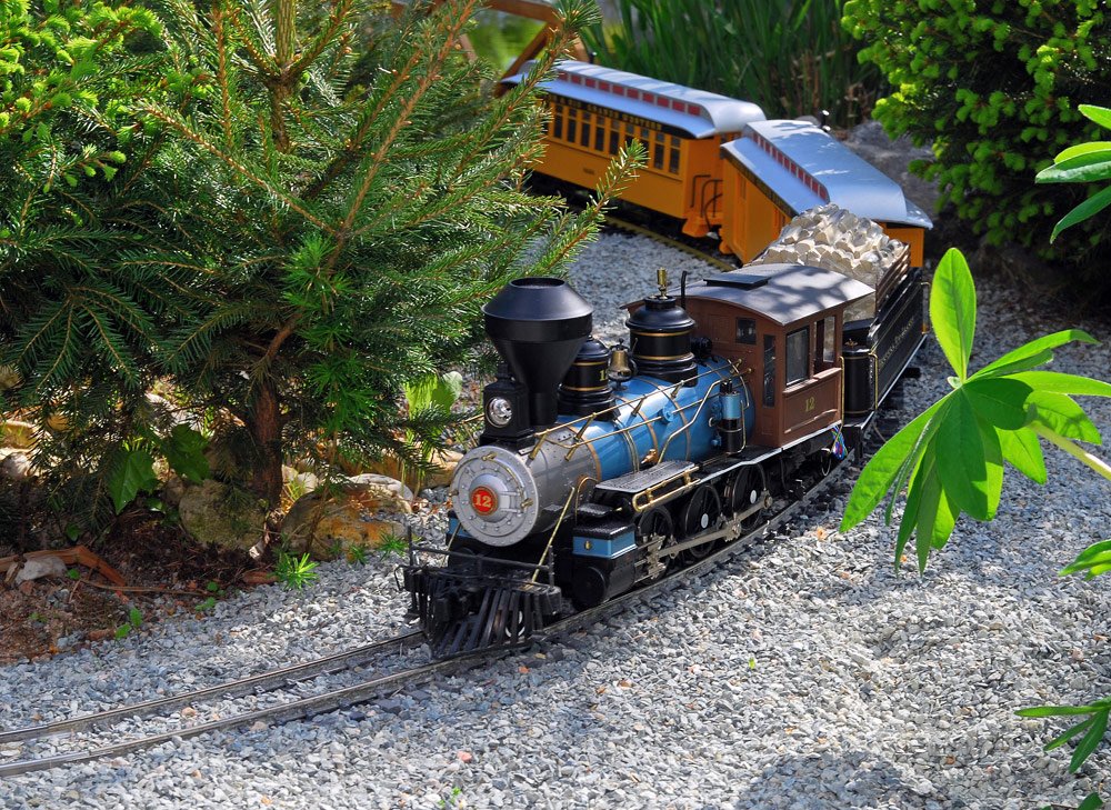 Eisenbahn im Garten