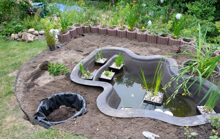 Gartenteich mit Teichbecken anlegen – Schritt für Schritt Anleitung