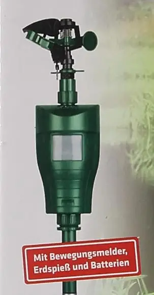 Katzenabwehr per Wasserstrahl