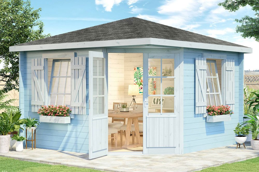 Gartenpavillon aus Holz