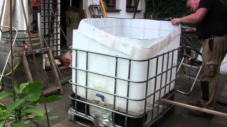 Video: Pool aus IBC Tank Container selber bauen – So einfach geht’s