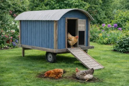 Mobiler Hühnerstall: Vorteile und Nachteile