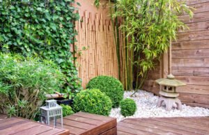 Terrassendielen aus Bambus reinigen und pflegen