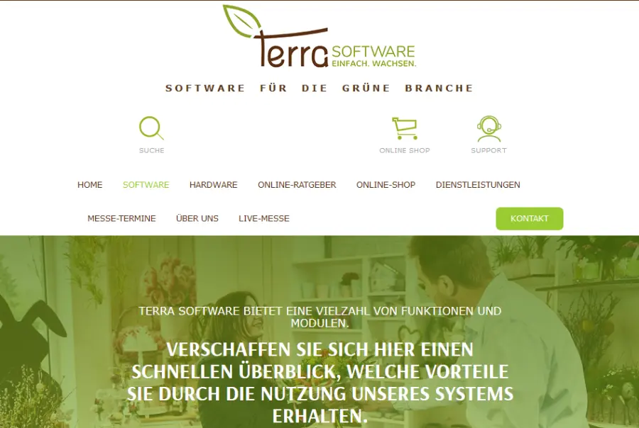 Terra Software: für Betreiber einer Friedhofsgärtnerei