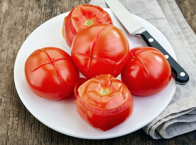 Tomaten blanchieren in 4 Schritten