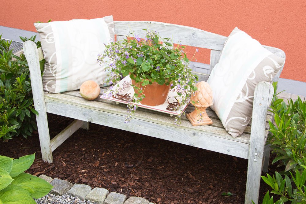 Gartenbank Vintage bauen