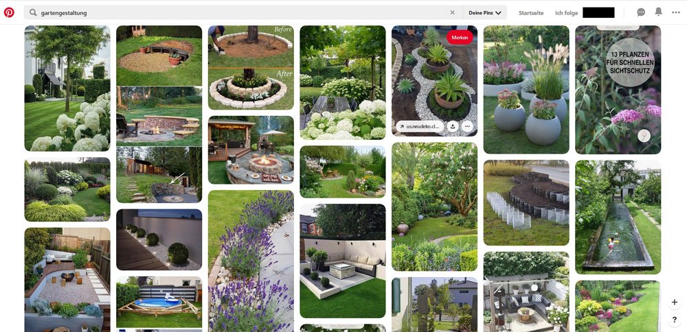 Gartengestaltung: Pinterest bietet zahlreiche Inspirationen