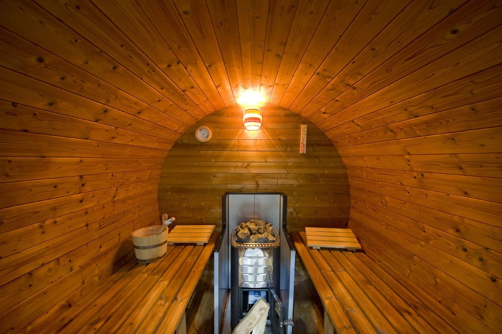 Luxus Garten Sauna