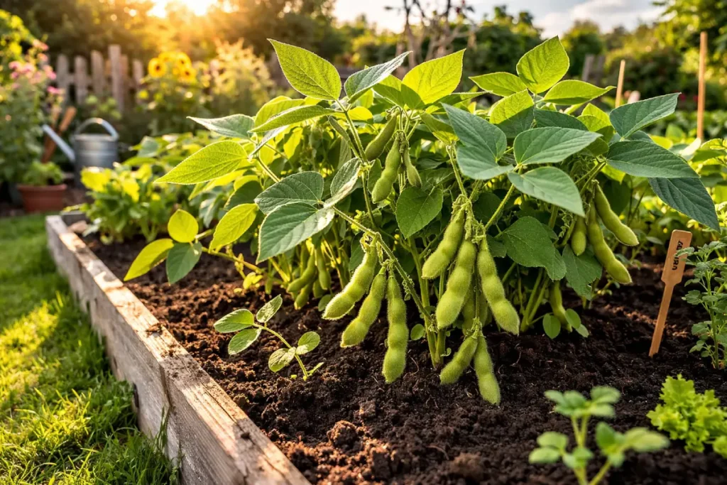 Sojabohnen: Aussaat, Pflege und Ernte Sojabohnen: Aussaat, Pflege und Ernte