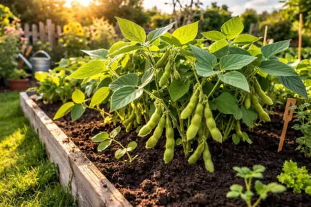 Sojabohnen: Aussaat, Pflege und Ernte