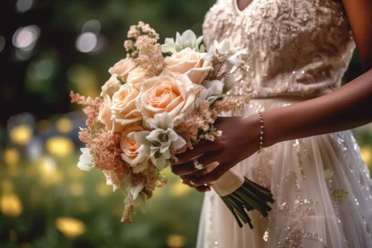 Brautstrauß selber machen Handtied Bouquet