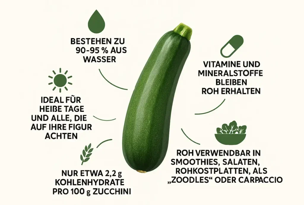 Kann man Zucchini roh essen?
