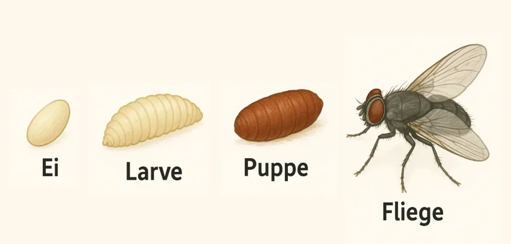 Lebenszyklus der Zwiebelfliege Zwiebelfliege erkennen, bekämpfen & vorbeugen