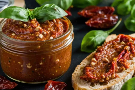 Tomatenpesto selber machen mit frischen Tomaten Tomatenpesto selber machen – Einfaches Rezept