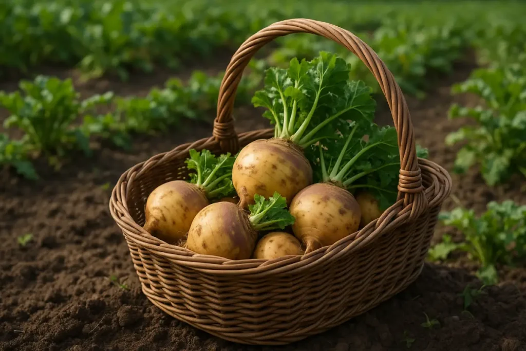 Steckrüben pflanzen, pflegen und ernten