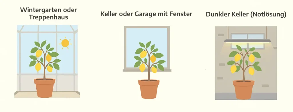 Überwinterungsorte für einen Zitronenbaum Zitronenbaum überwintern – Die wichtigsten Tipps im Überblick