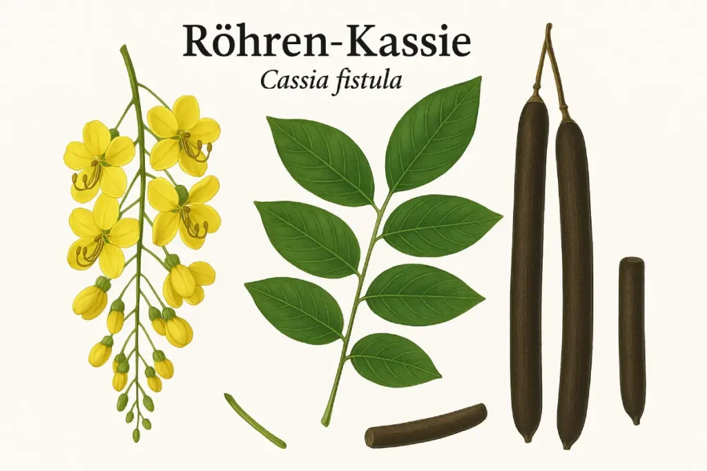 Bestandteile der Röhren-Kassie Röhren-Kassie pflanzen, pflegen und vermehren
