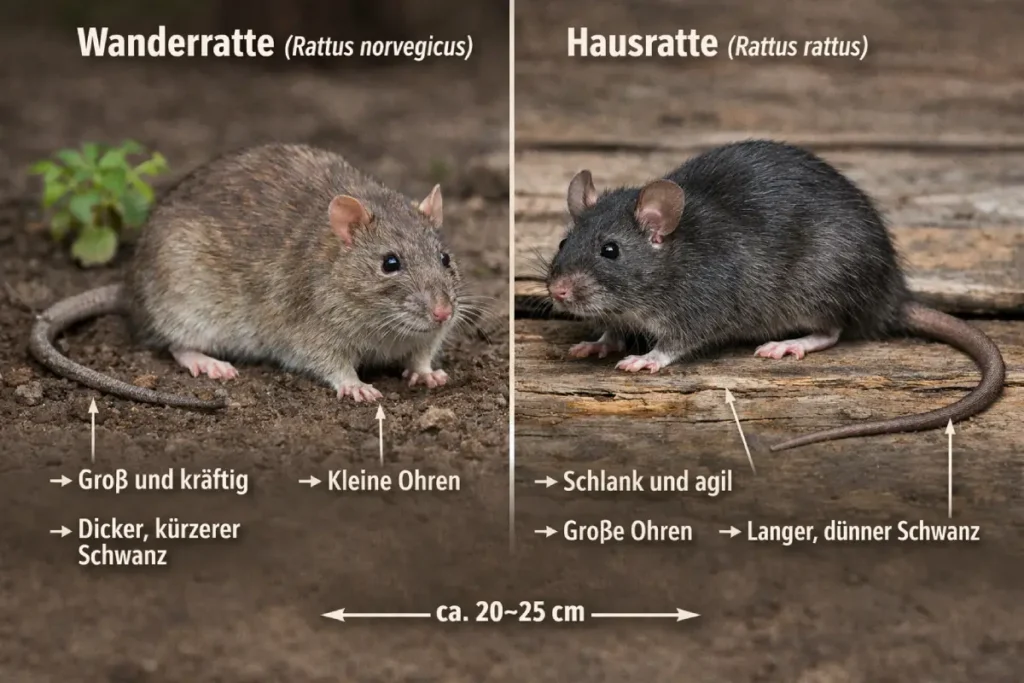 Unterschied Wanderratte und Hausratte Ratten im Garten - Anzeichen & Tipps zur Rattenbekämpfung
