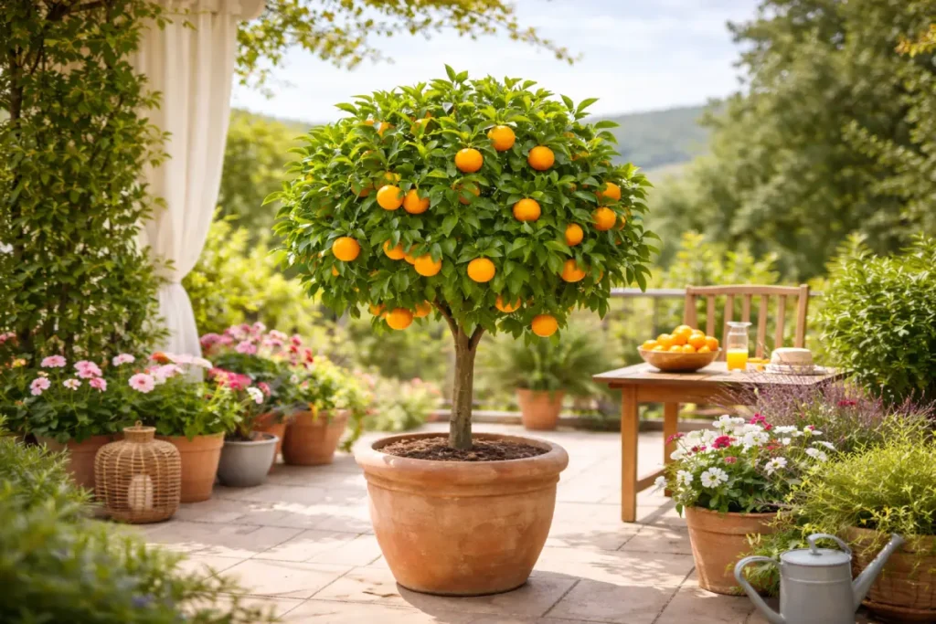 Orangenbaum pflanzen, pflegen und überwintern