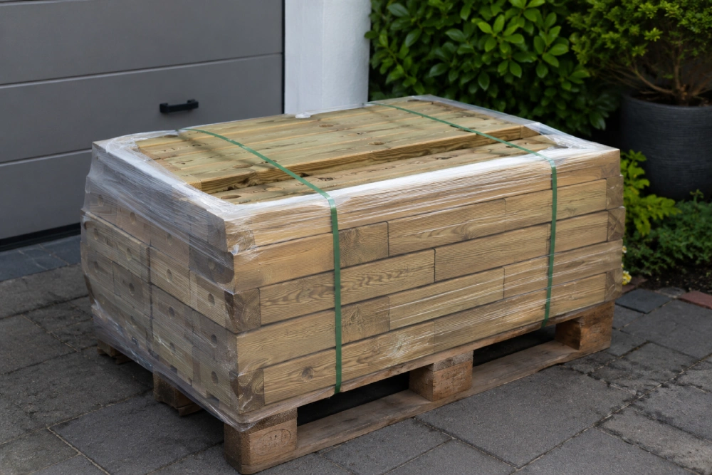 So ähnlich wird ein Bausatz angeliefert.